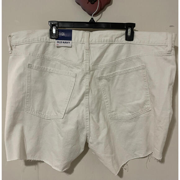 Old Navy Womens Size 22 Plus High-Rise Slouchy Cut-Off Jean Shorts NWT! A4142 - Picture 2 of 2